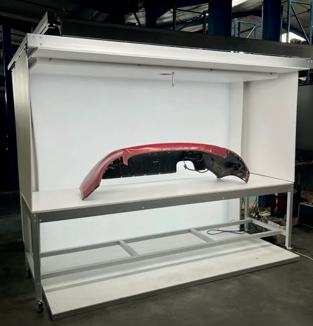 Studio photo pour pièces de carrosserie