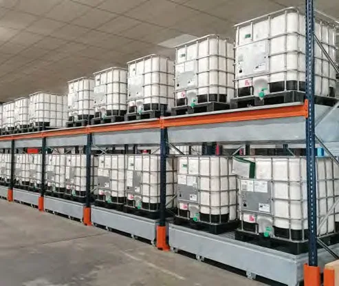 Rétention intégrée aux racks